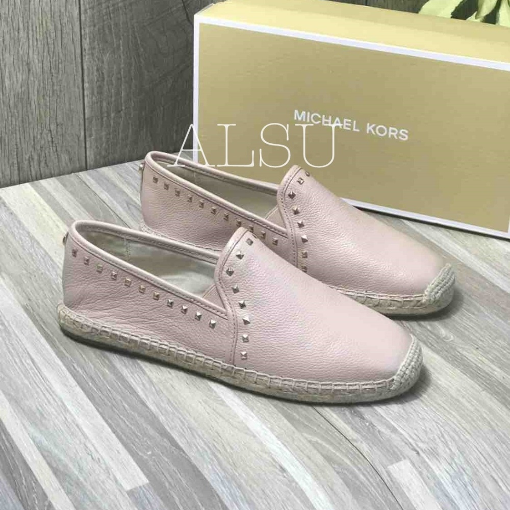 Michael Kors Hastings Espadrille Leather Ballet - Picture 6 of 8